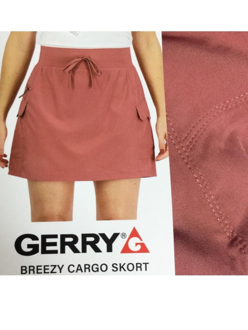 Gerry Weber Cargo Skort - Dusty Rose